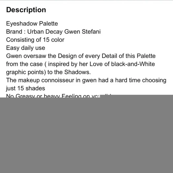 RARE Urban Decay X Gwen Stefani Eyeshadow Palette! - Picture 13 of 14